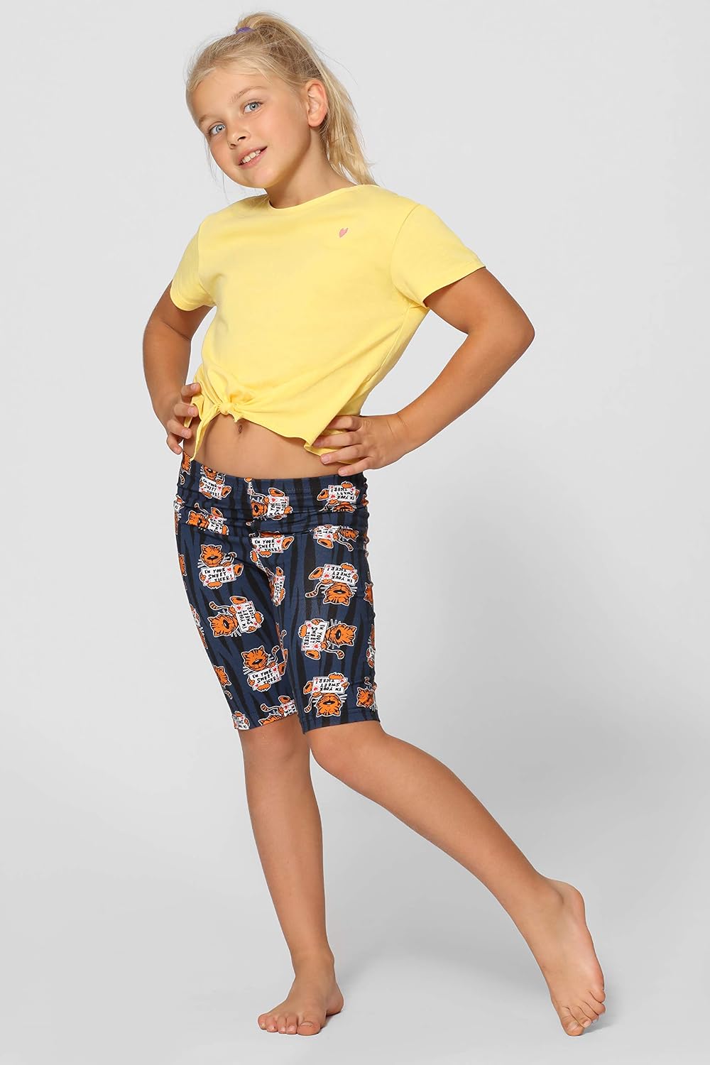 Thumbnail 4 de Legging court en coton enfant Merry Style MS10-406 pour sport et été