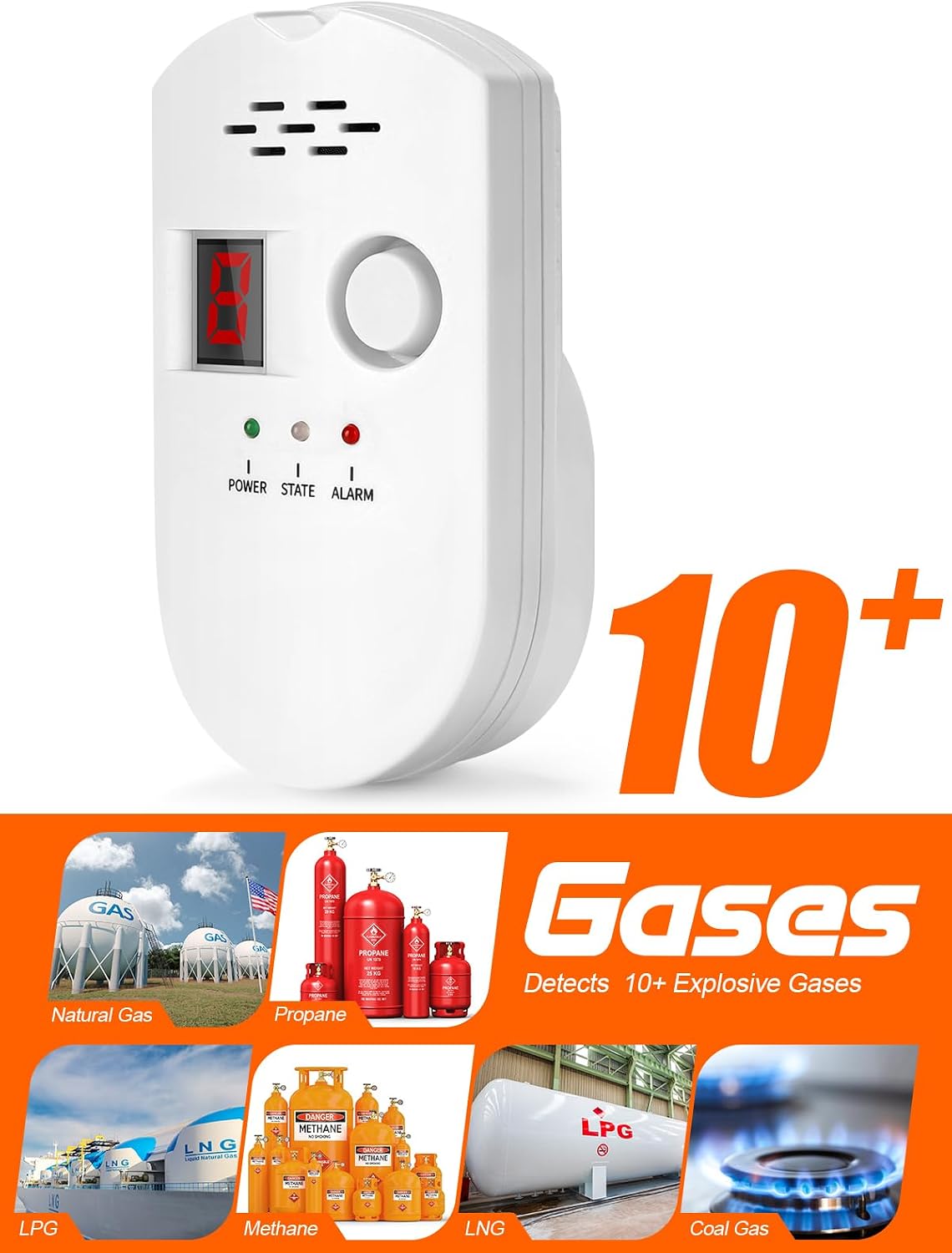 Detalle 2 de Natural Gas Detector 85 dB