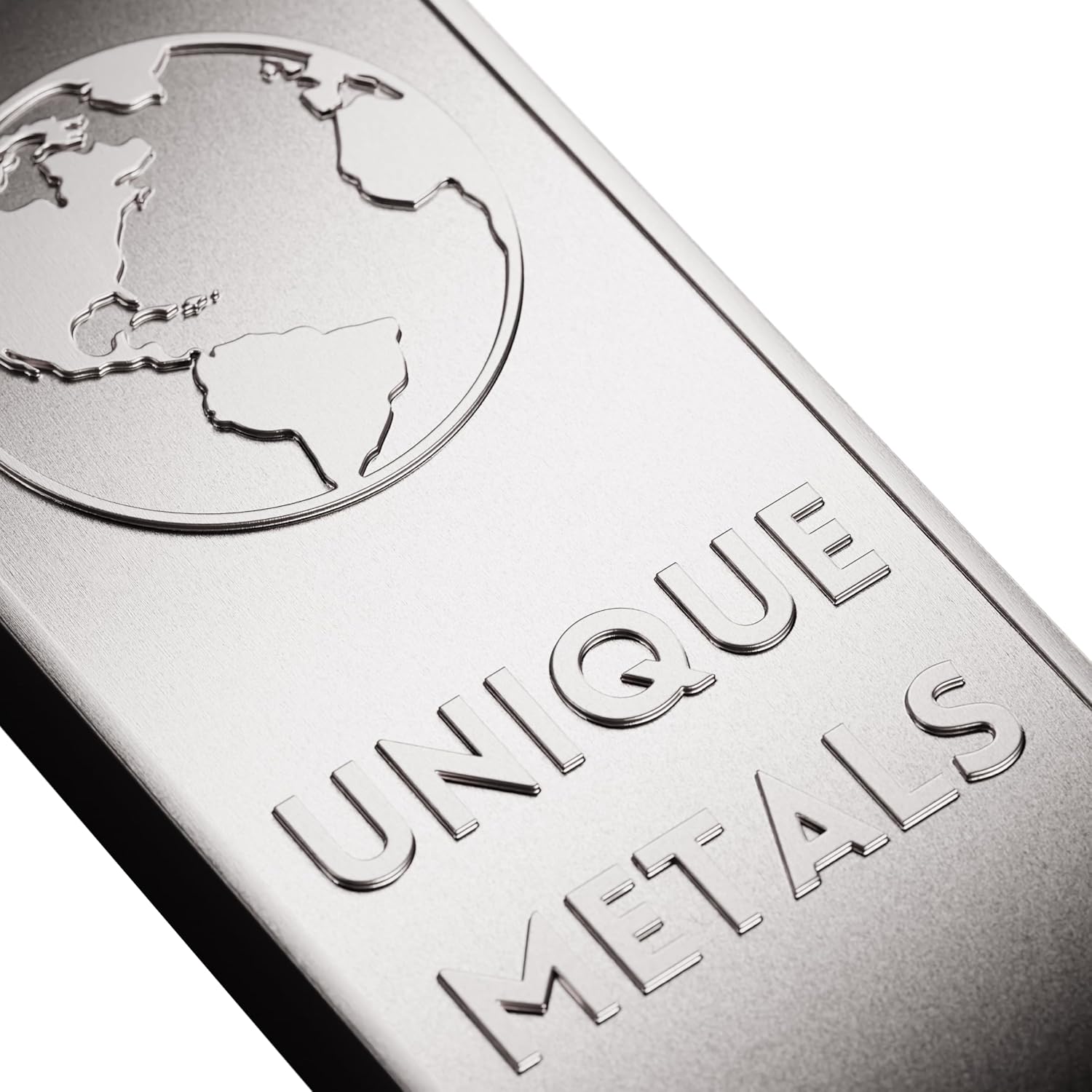 Thumbnail 3 de Unique Metals アルミニウムインゴット文鎮 1ポンド・純度99.9％・元素情報刻印