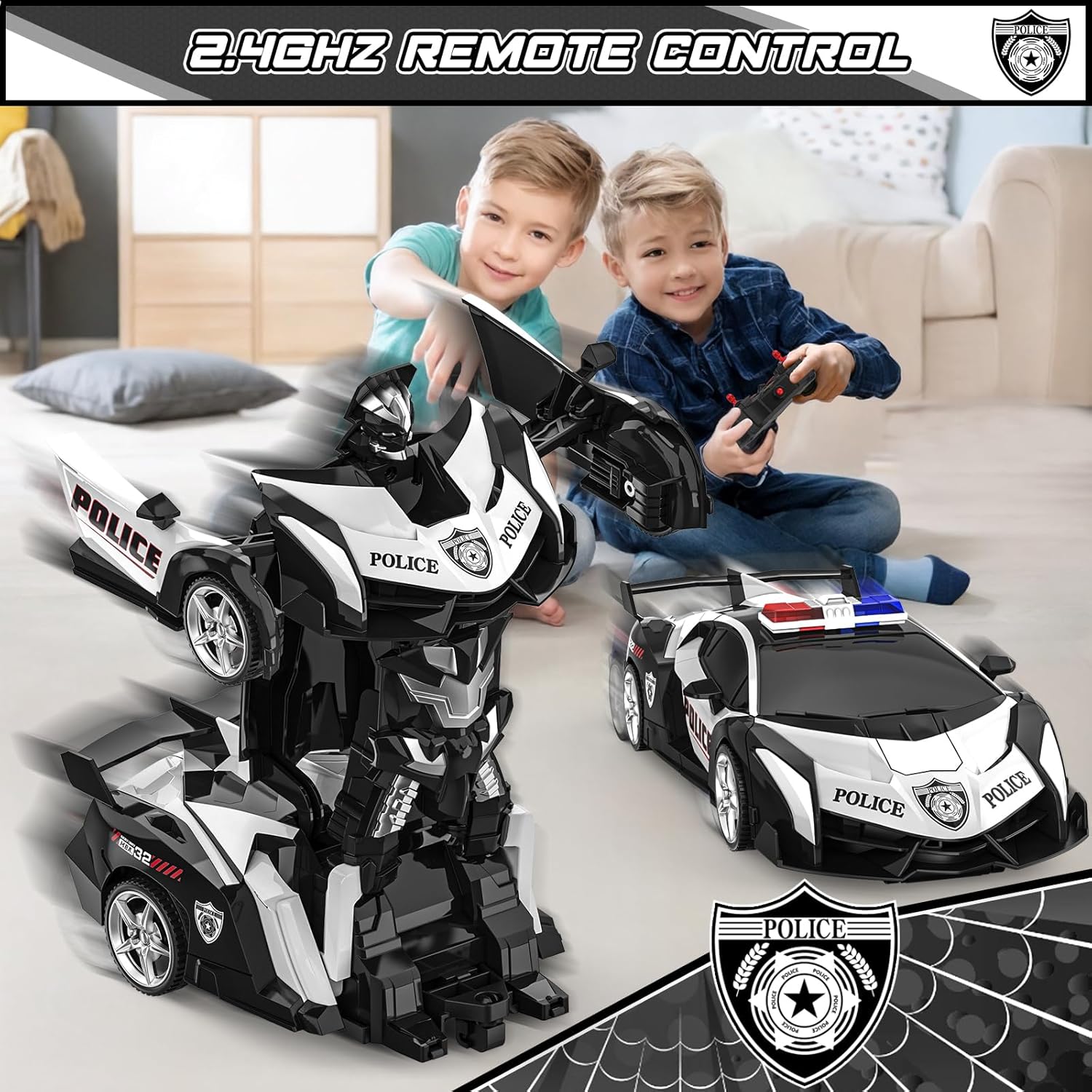 Detalle de BLUEJAY Transform RC Car 1:18 2.4GHz