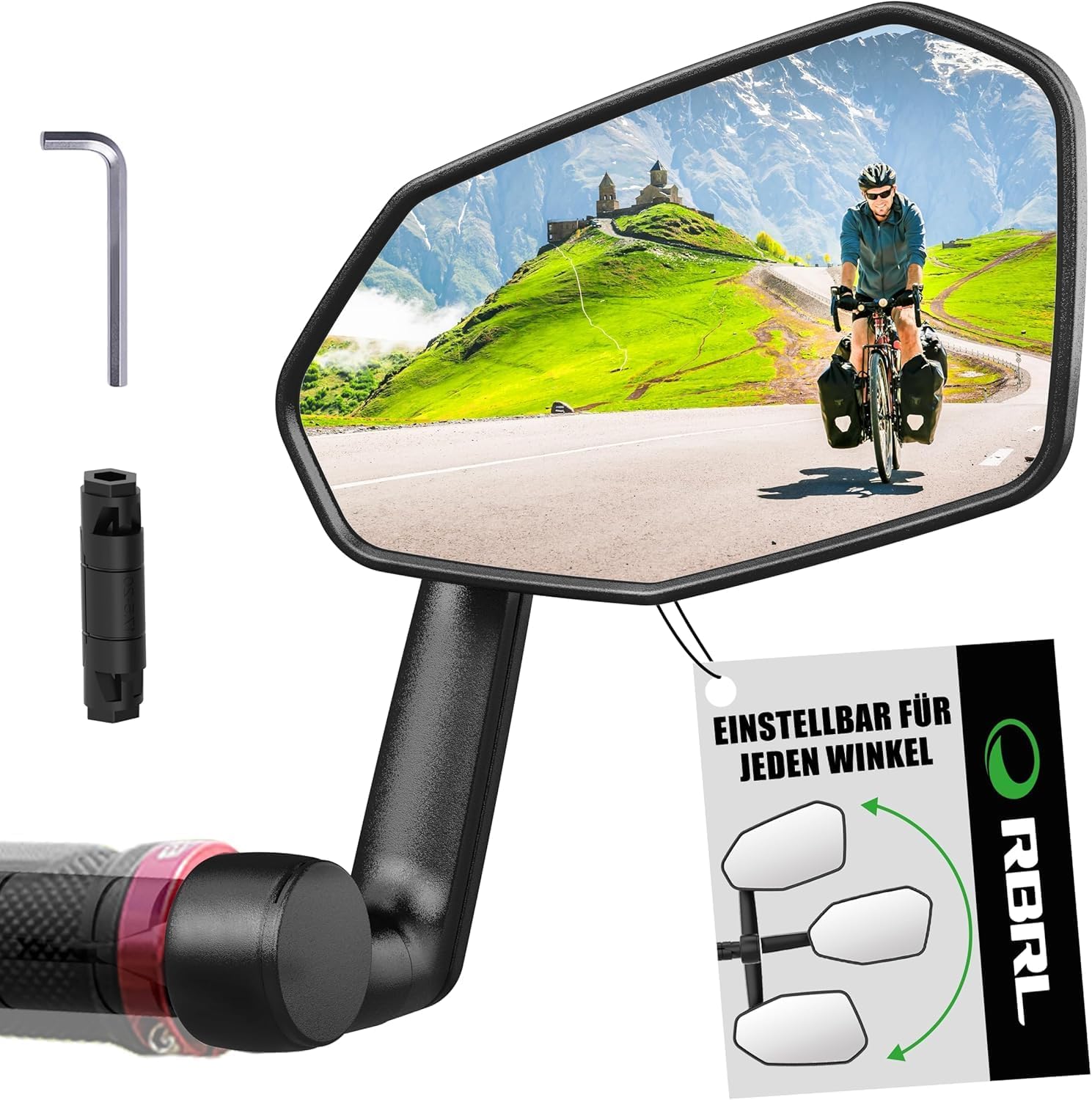 Thumbnail 6 de RBRL Fahrradspiegel 360° Verstellbar