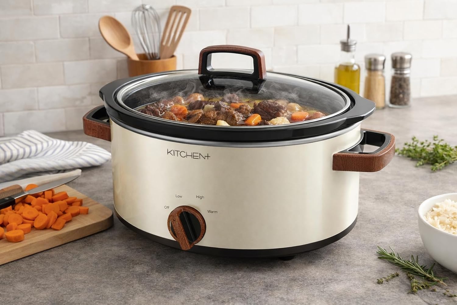 Thumbnail 1 de Living+ Slow Cooker, 4 Quart