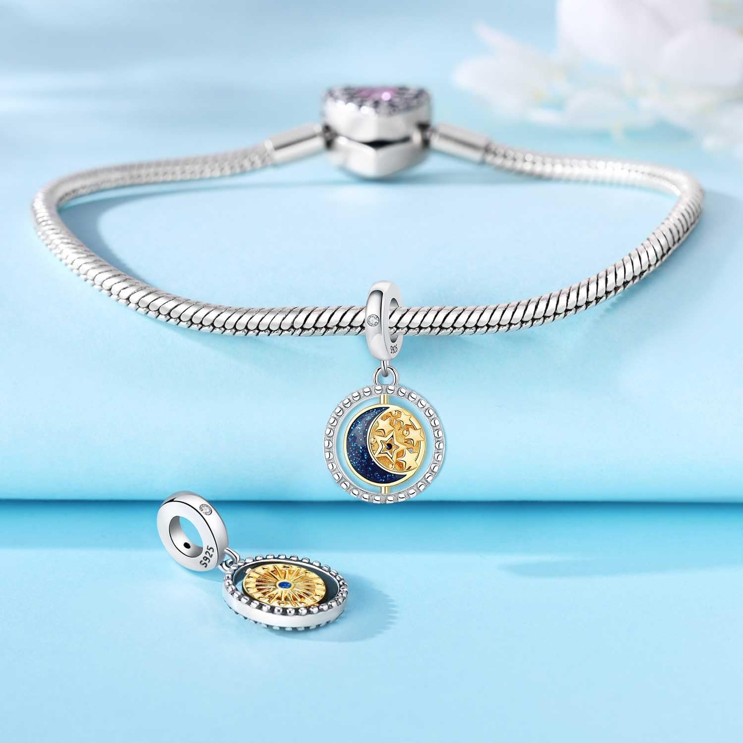 Thumbnail 5 de PANPOKI 925 Sterling Silber Krankenschwester Charms Armband