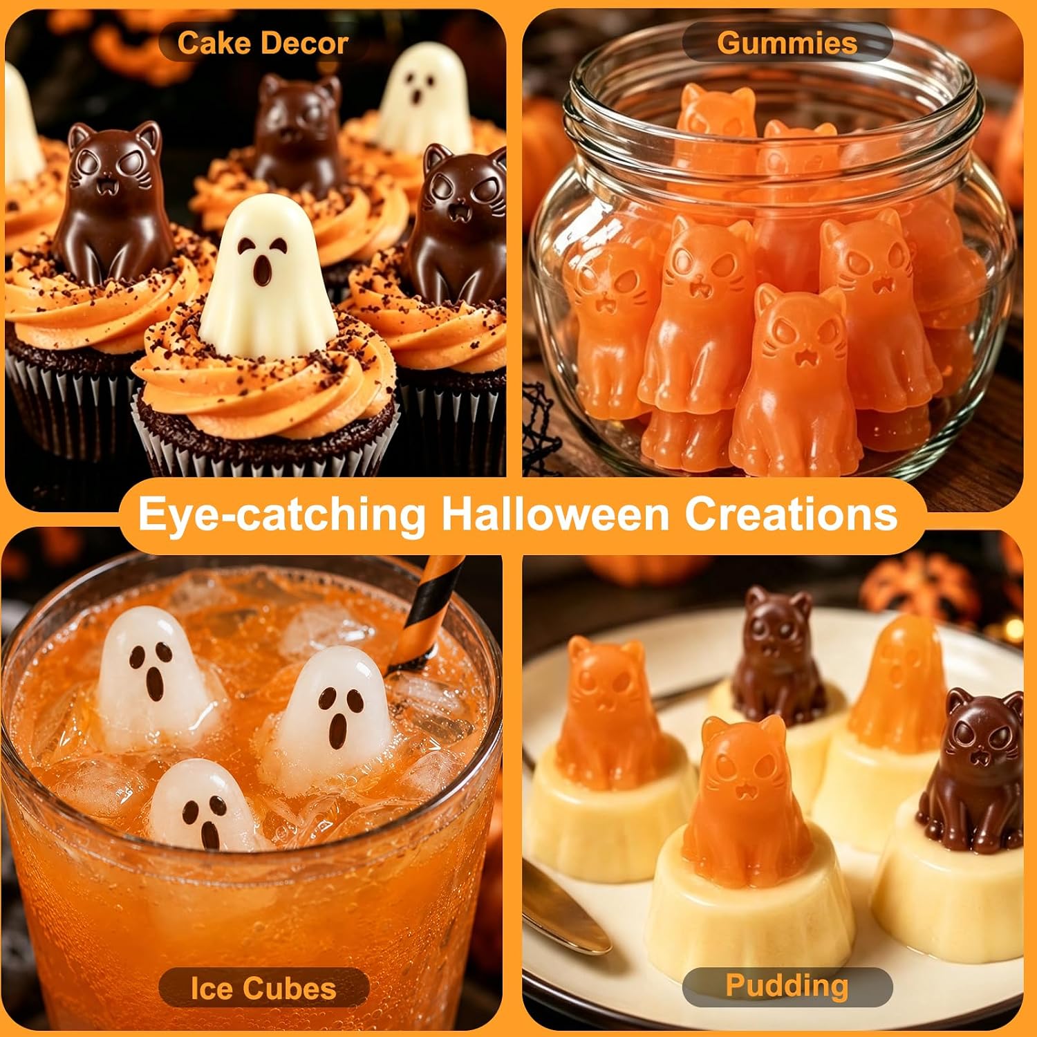 Detalle de Silicone Halloween Molds, 2-Pack