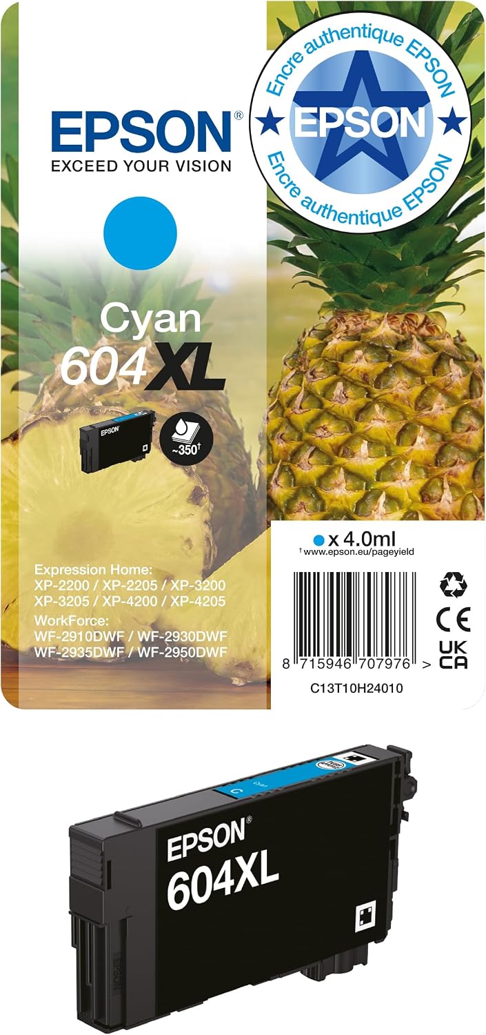 Detalle 2 de Epson 604 Pineapple 4 couleurs Cartouches