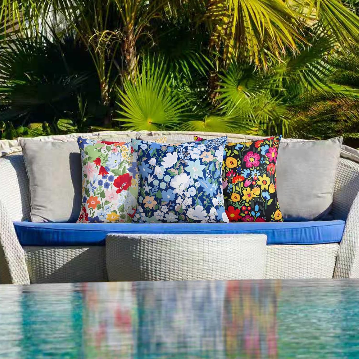 Thumbnail 6 de Adabana Outdoor Pillow Covers 20x20 Inch