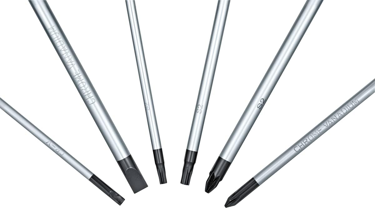 Thumbnail 3 de Bosch Professional 6-piece Screwdriver Set (SL/PH/PZ/TX) with soft-grip shafts and precision tips