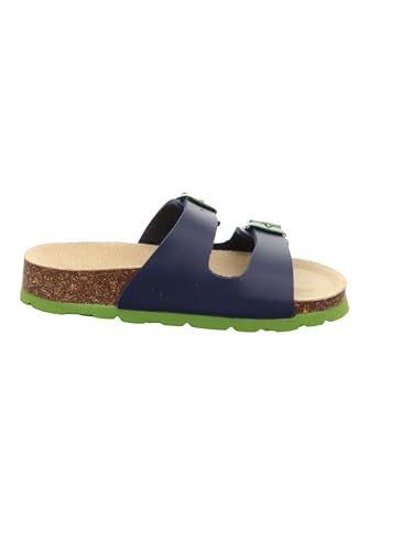 Thumbnail 4 de Superfit Jungen FUSSBETTPANTOFFEL Hausschuhe 8210 Blau/Grün – orthopädisches Tieffußbett, breite Passform