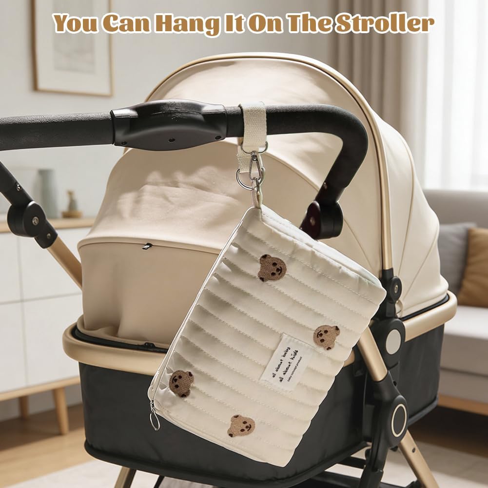 Thumbnail 4 de Aucuu Sac à Langer et Maternité Grande Capacité – Lot de 2 en coton, léger et pliable