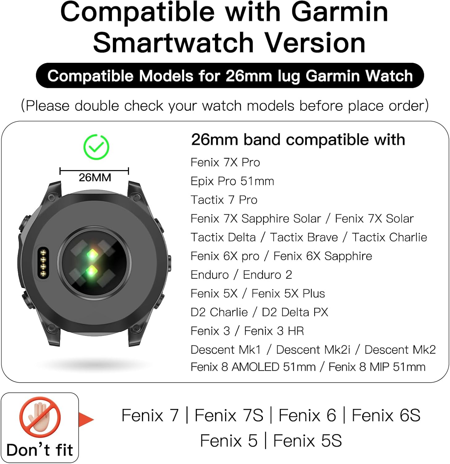 Detalle 2 de OVERSTEP Strap for Fenix 8 51mm replacement band