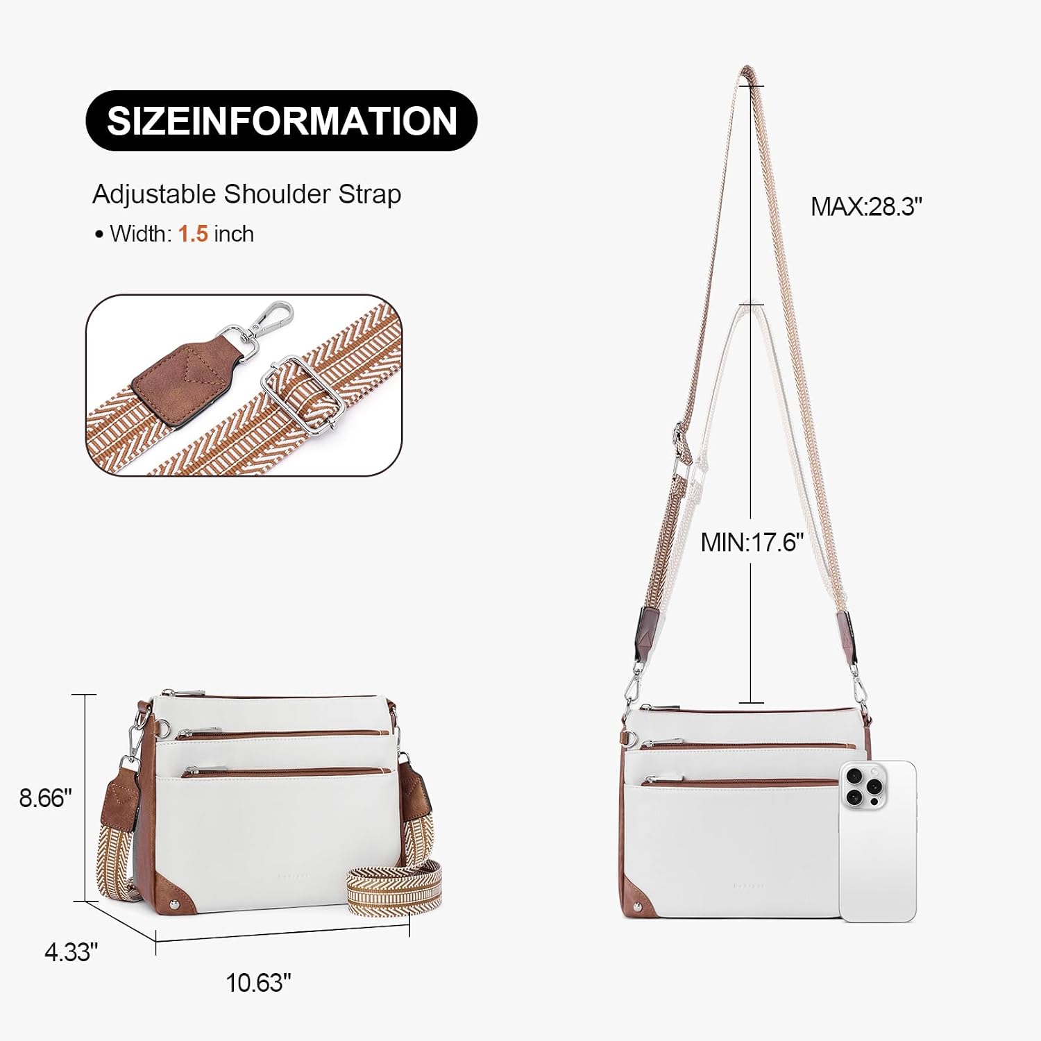 Thumbnail 5 de Lexiyat Cross Body Bag 27cm