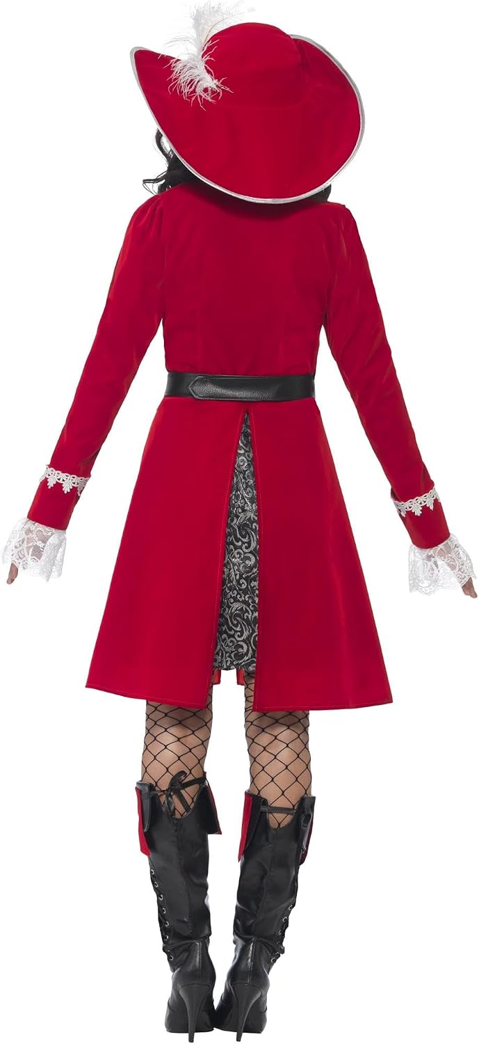 Detalle de Smiffys Damen Luxus Kapitänin Kostüm 40–42 Bust