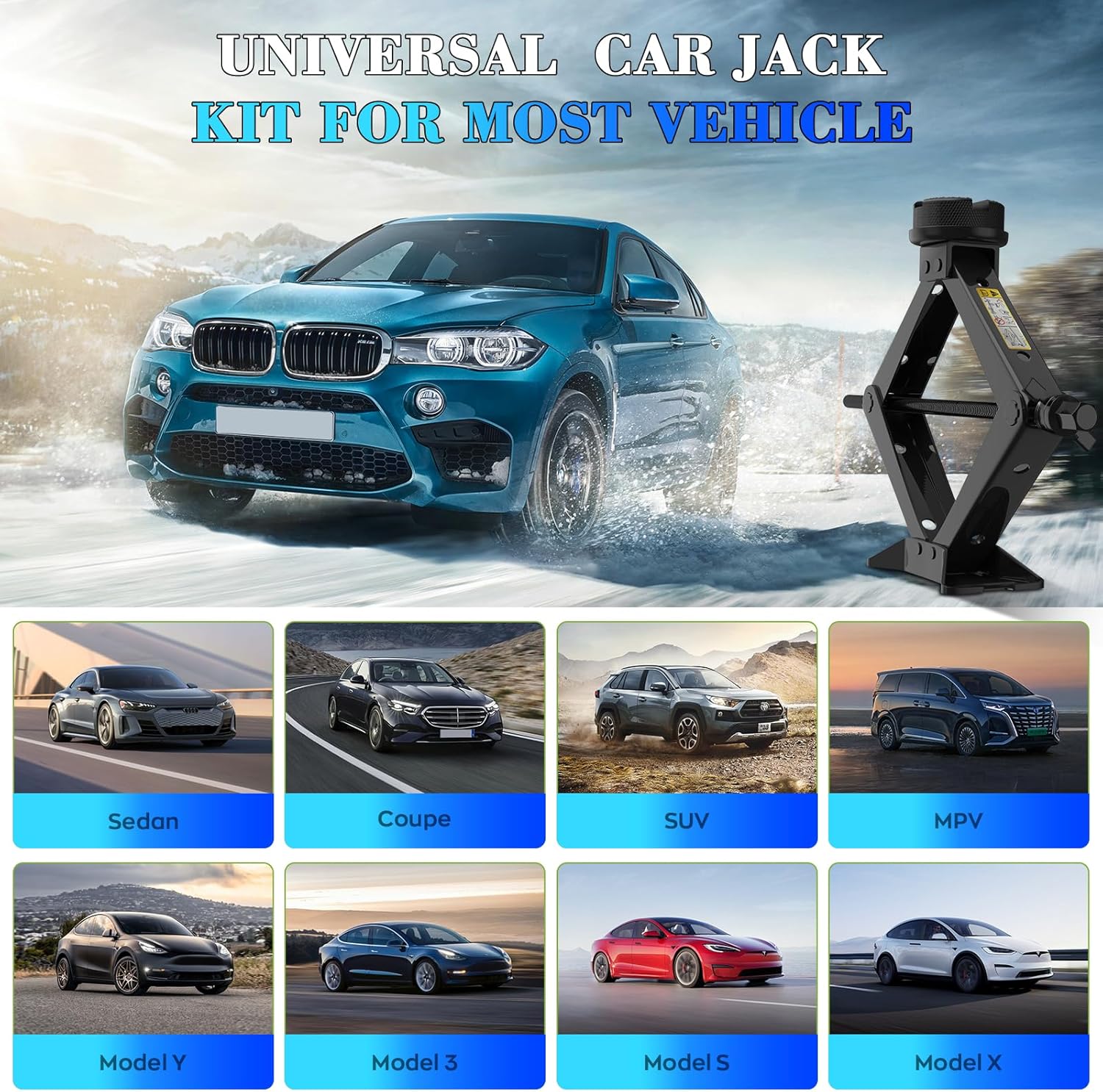 Thumbnail 2 de IMAYCC Scherenwagenheber 2,5 t für Auto