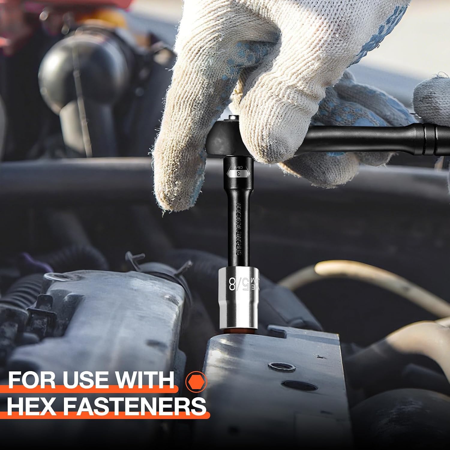 Thumbnail 6 de BLACKROBOT hex bit socket, 5/8 inch