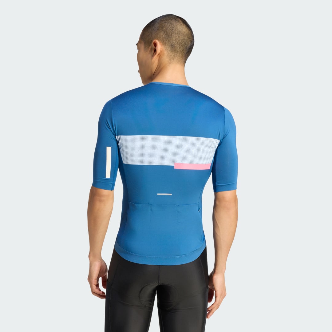 Detalle 2 de MAILLOT DE CICLISMO TEMPO NEO HERITAGE de Adidas: comodidad y estilo para tus salidas