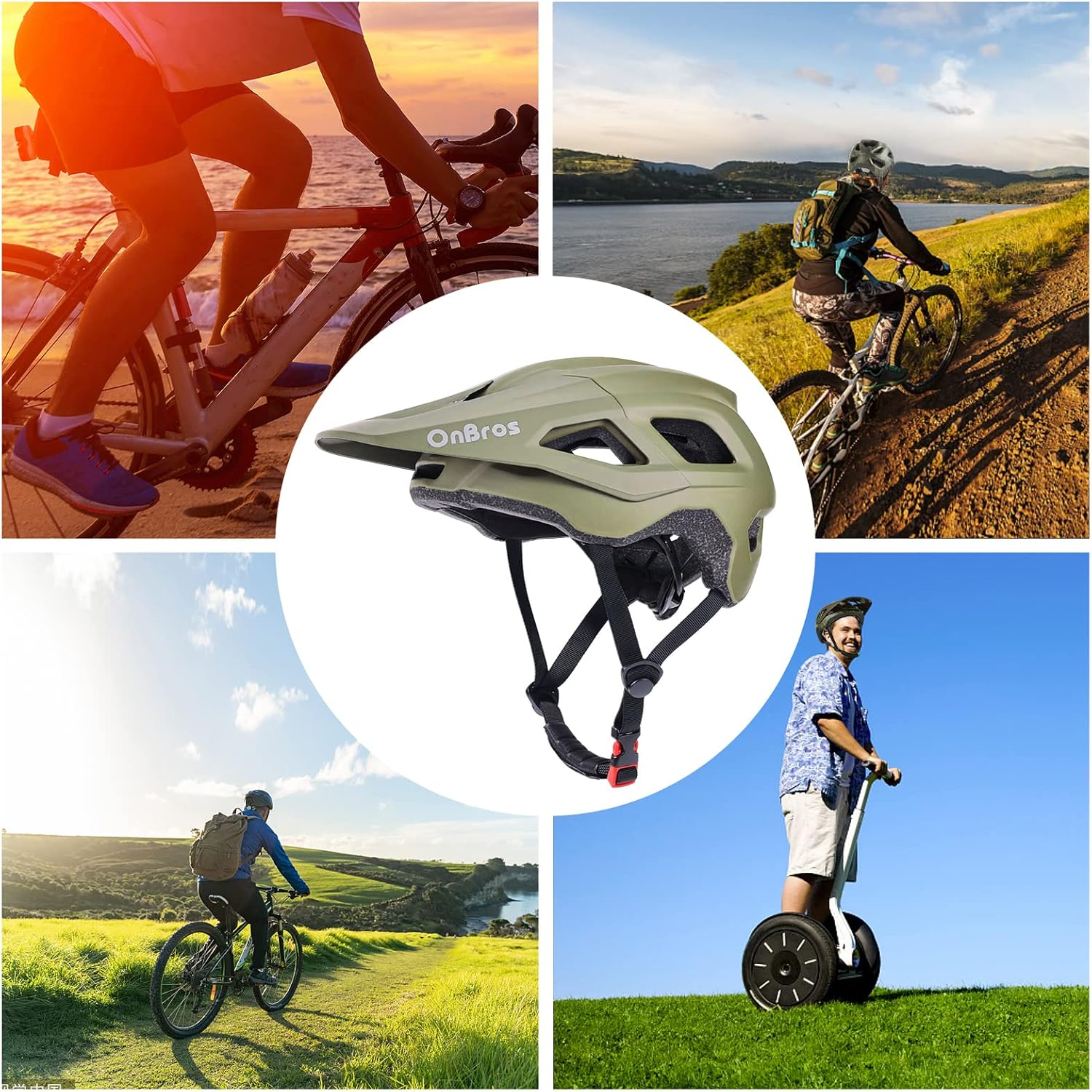 Thumbnail 6 de OnBros Cycle Helmet: Lightweight Multisport Helmet for Men and Women