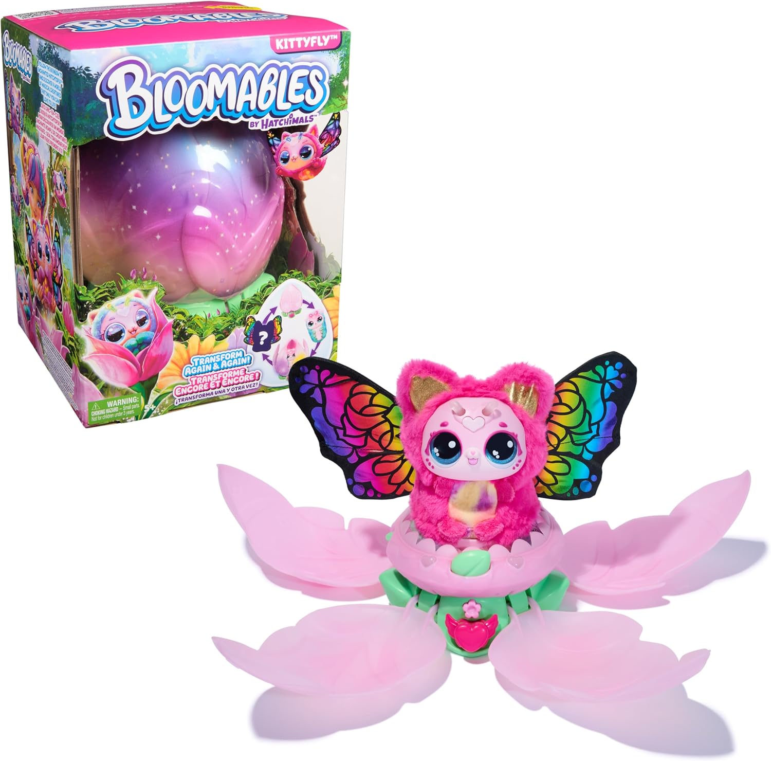 Detalle de HATCHIMALS Bloomables Kittyfly 4 Jahre