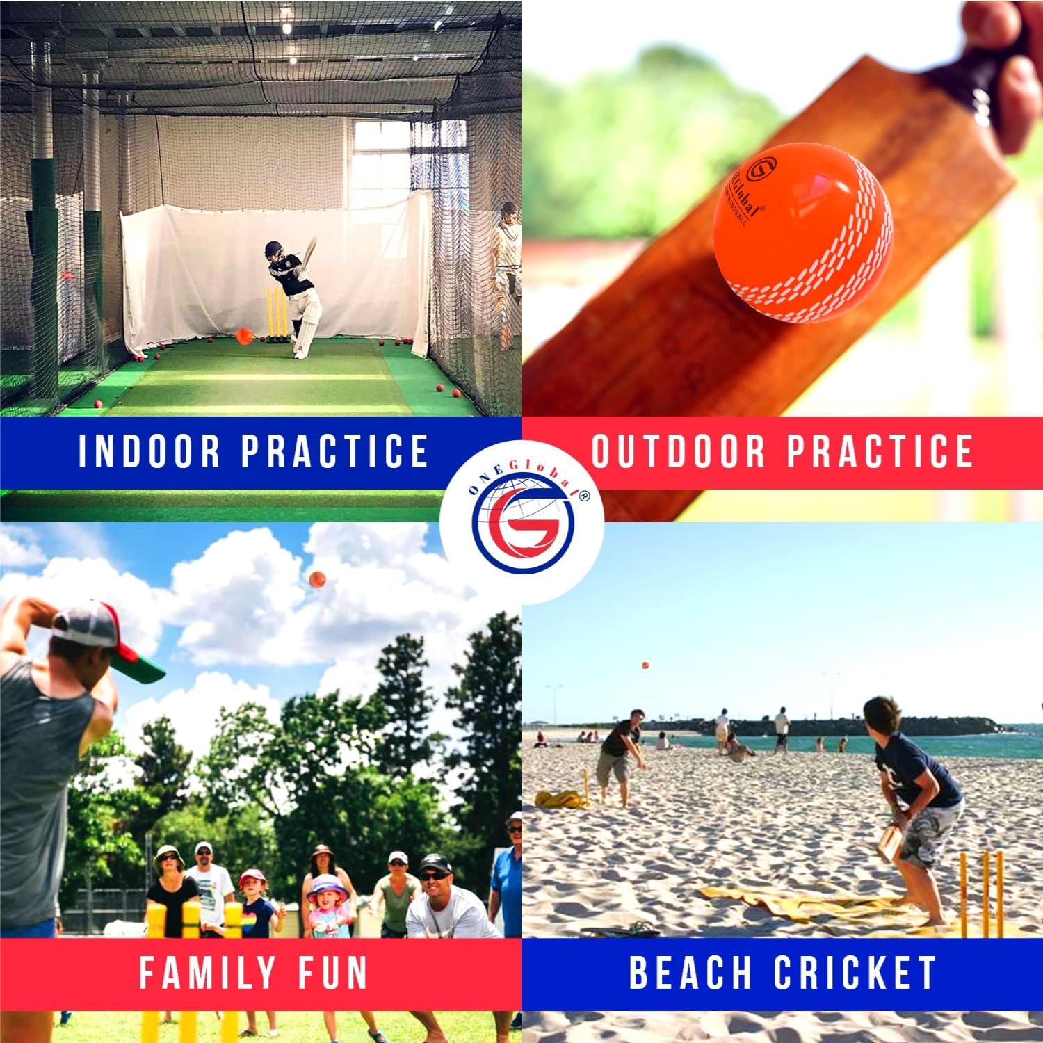 Thumbnail 5 de ONEGlobal Premium Windball Soft Cricket Ball