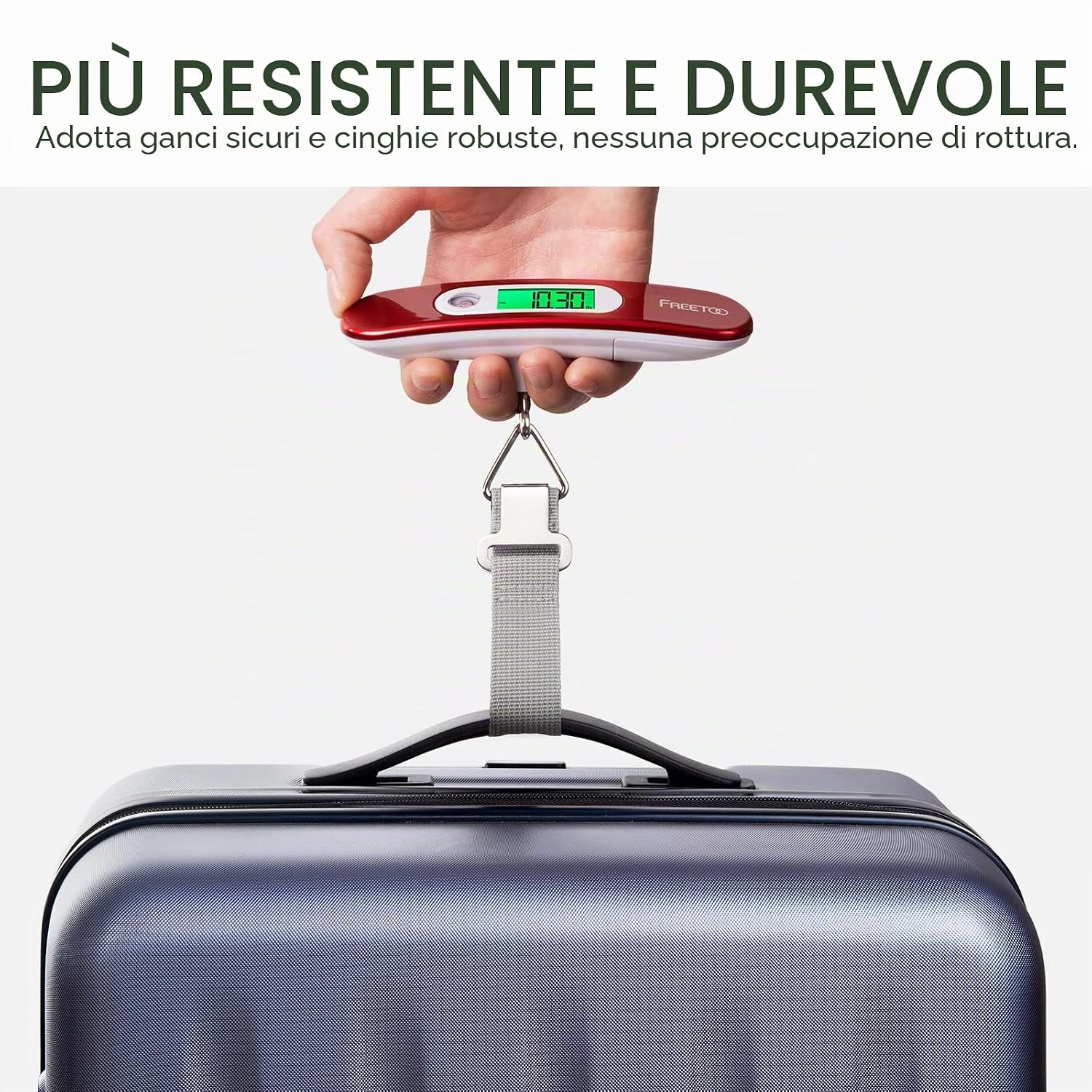 Detalle 2 de FREETOO Bilancia bagagli 50 kg 📏