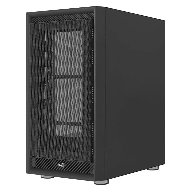 Detalle 2 de Aerocool Graphite Cristal templado USB 3.0 Negro 🖥