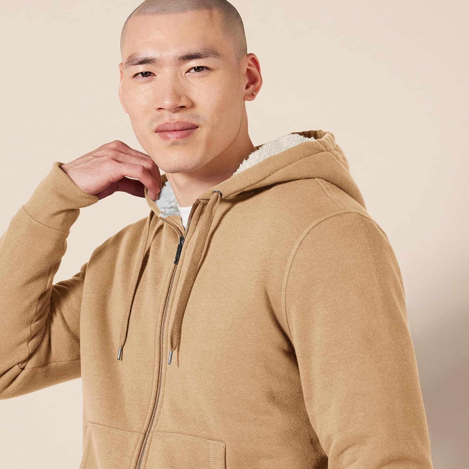 Thumbnail 2 de Amazon Essentials Men's Sherpa-Lined Full-Zip Fleece Hoodie