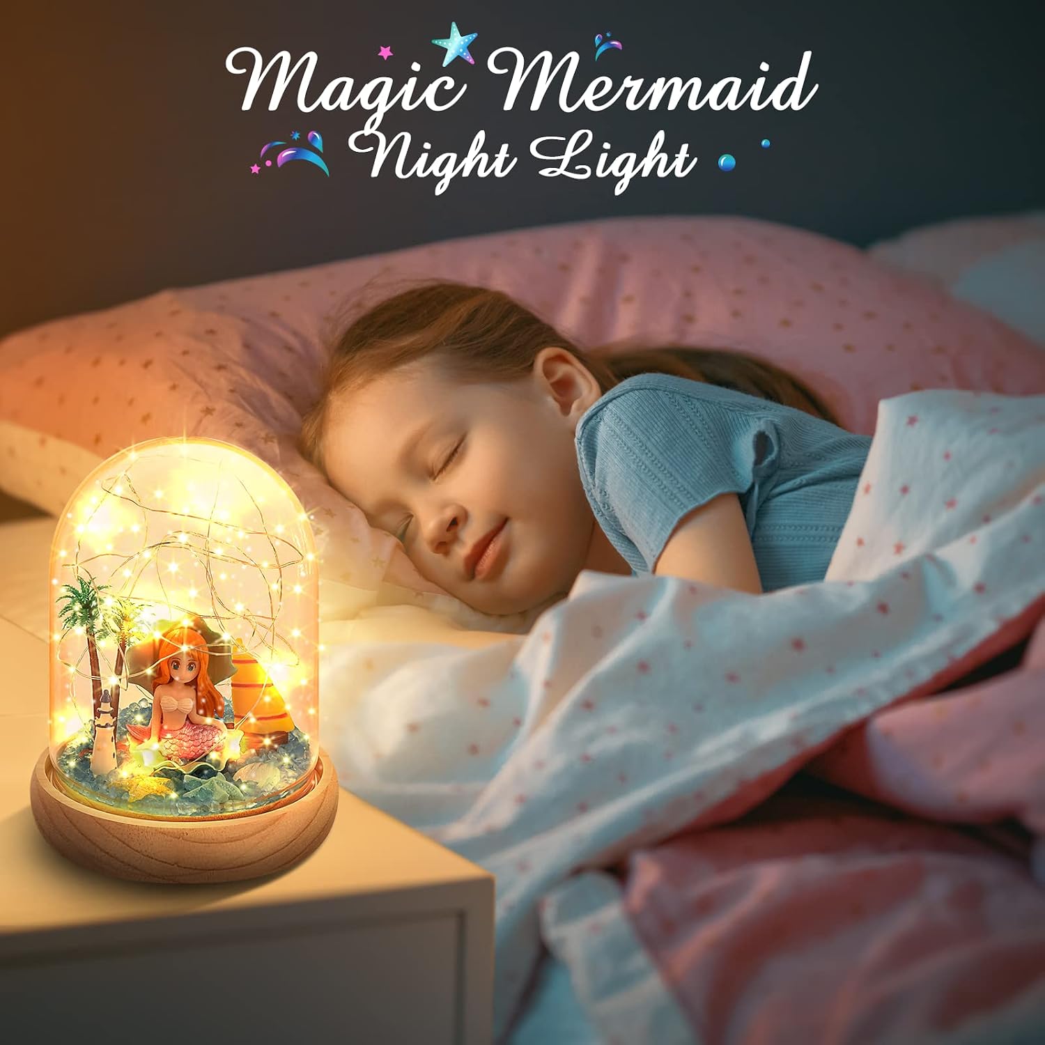 Detalle 2 de Dislocati Mermaid Night Light for Ages 3-9