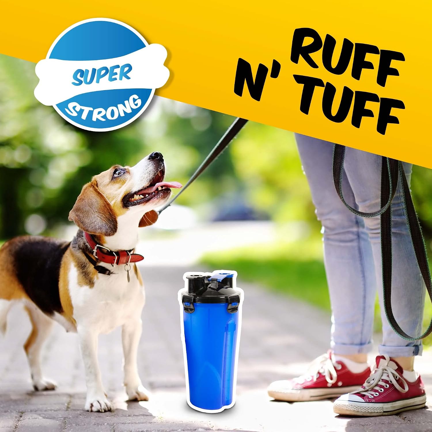 Thumbnail 6 de PawPride 2-in-1 Dog Water Bottle: Portable Hydration with Collapsible Bowls for Walks, Hiking and Travel