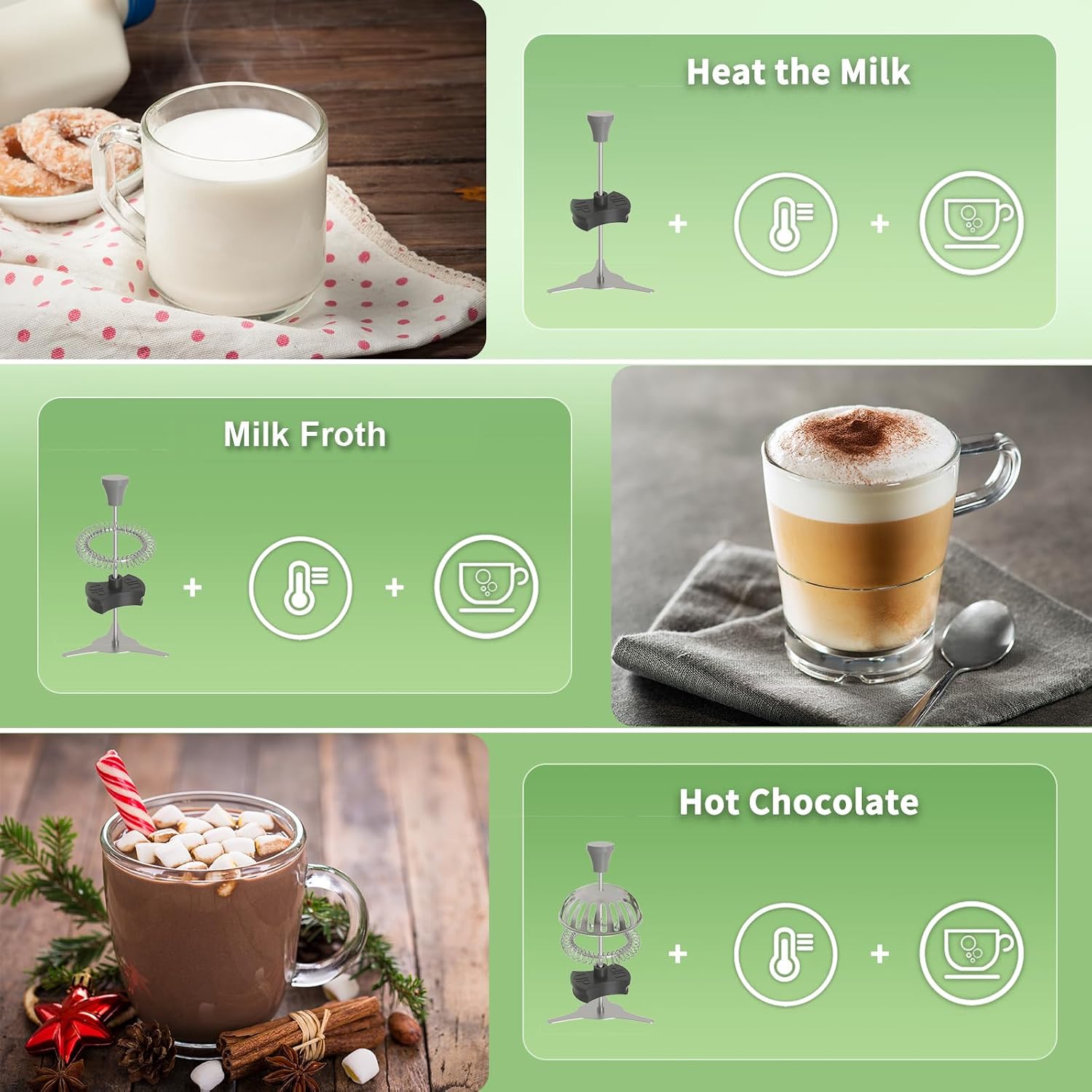 Detalle 2 de Maestri House Milk Frother 600ml