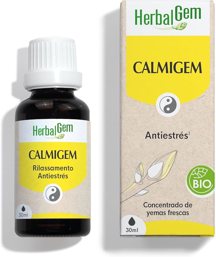 Detalle de HERBALGEM Calmigem BIO 30 ml — complemento natural para el estrés 💊