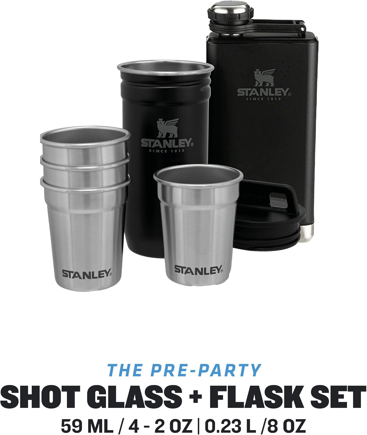 Thumbnail 2 de Stanley Adventure Pre-Party Vasos y Petaca Set Acero Inoxidable🥃