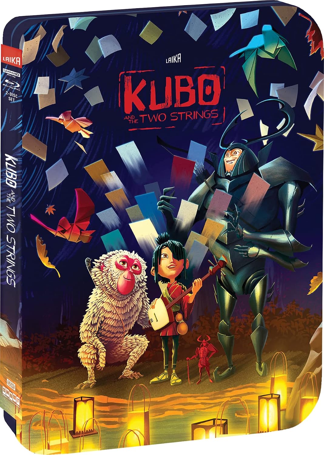 Detalle de Kubo and the Two Strings 826663234930 Limited Edition SteelBook 4K UHD + Blu-ray