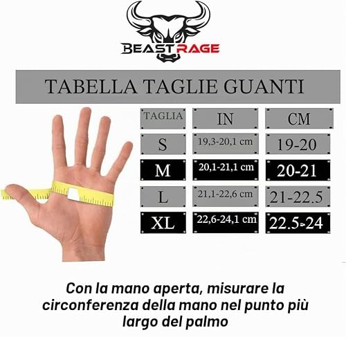 Thumbnail 4 de BEAST RAGE Guanti da fitness traspiranti: protezione, presa migliorata e comfort per palestra