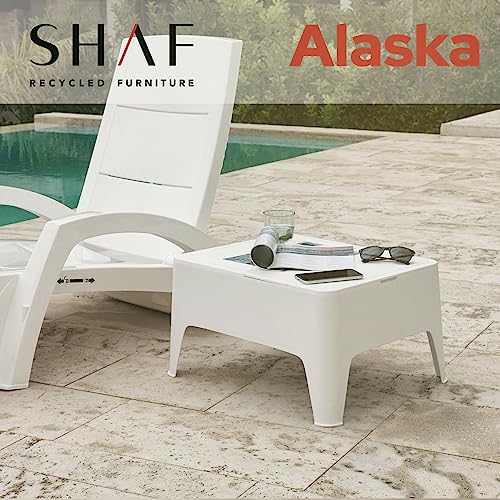 Thumbnail 3 de SP Berner - Mesa Auxiliar Alaska de Shaf: ligera, apilable y resistente para exterior