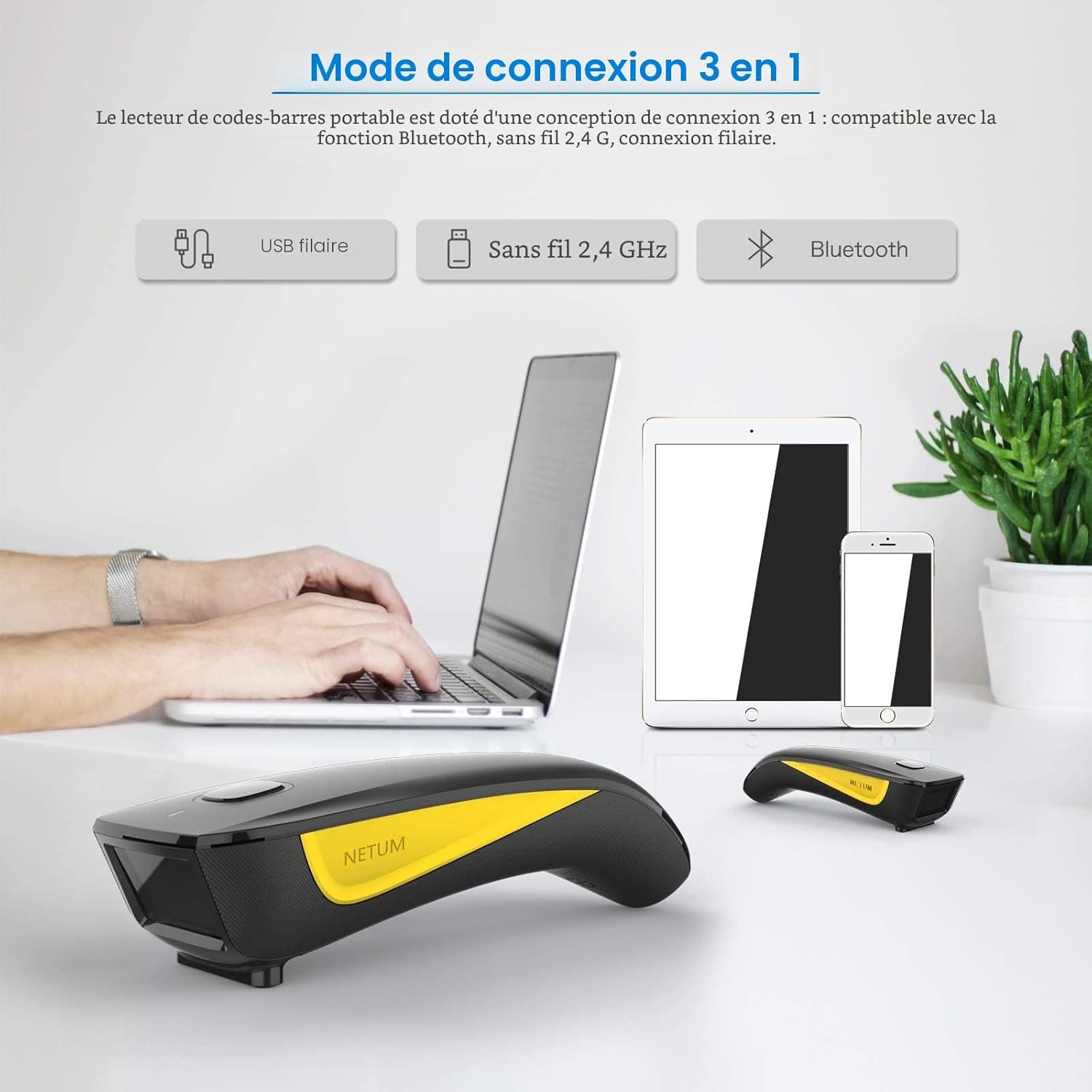 Thumbnail 2 de NETUM C750 scanner 2D 1200 mAh