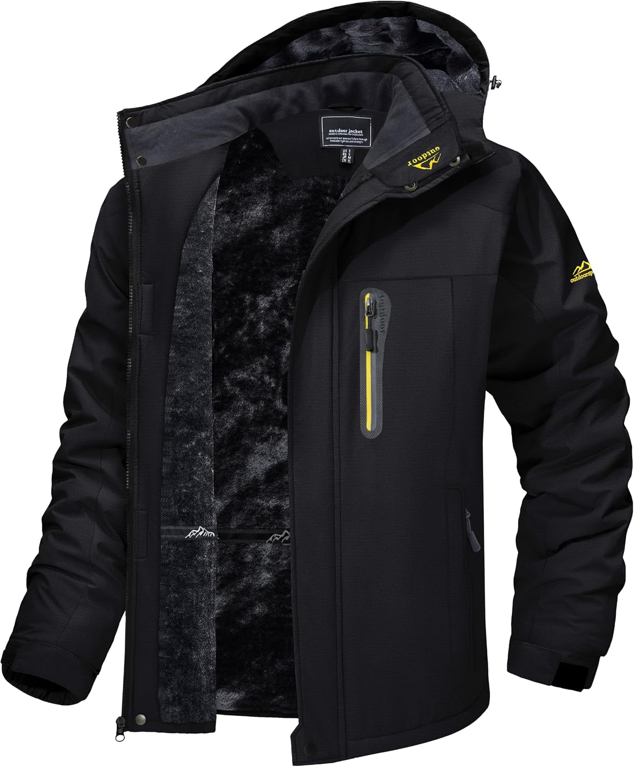 Detalle de TACVASEN Winter Ski Jacket men’s waterproof parka