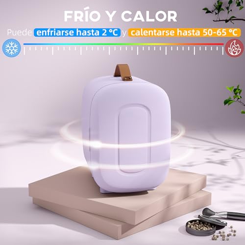 Detalle de HOMCOM Mini Nevera 4L para cosmética