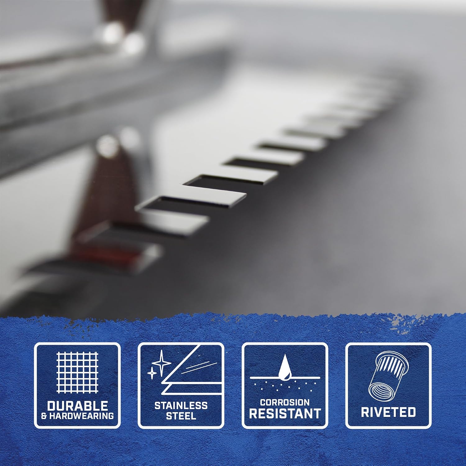 Thumbnail 5 de Faithfull FAISGTNOT10S Notched Tile Trowel, Stainless Steel, 10mm Notch