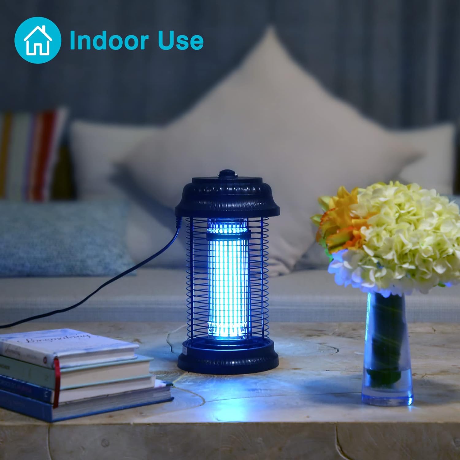 Thumbnail 5 de PALONE Lampada Antizanzare Elettrica 4500V / 20W UV, IPX4 – Ideale per Giardino Interno ed Esterno