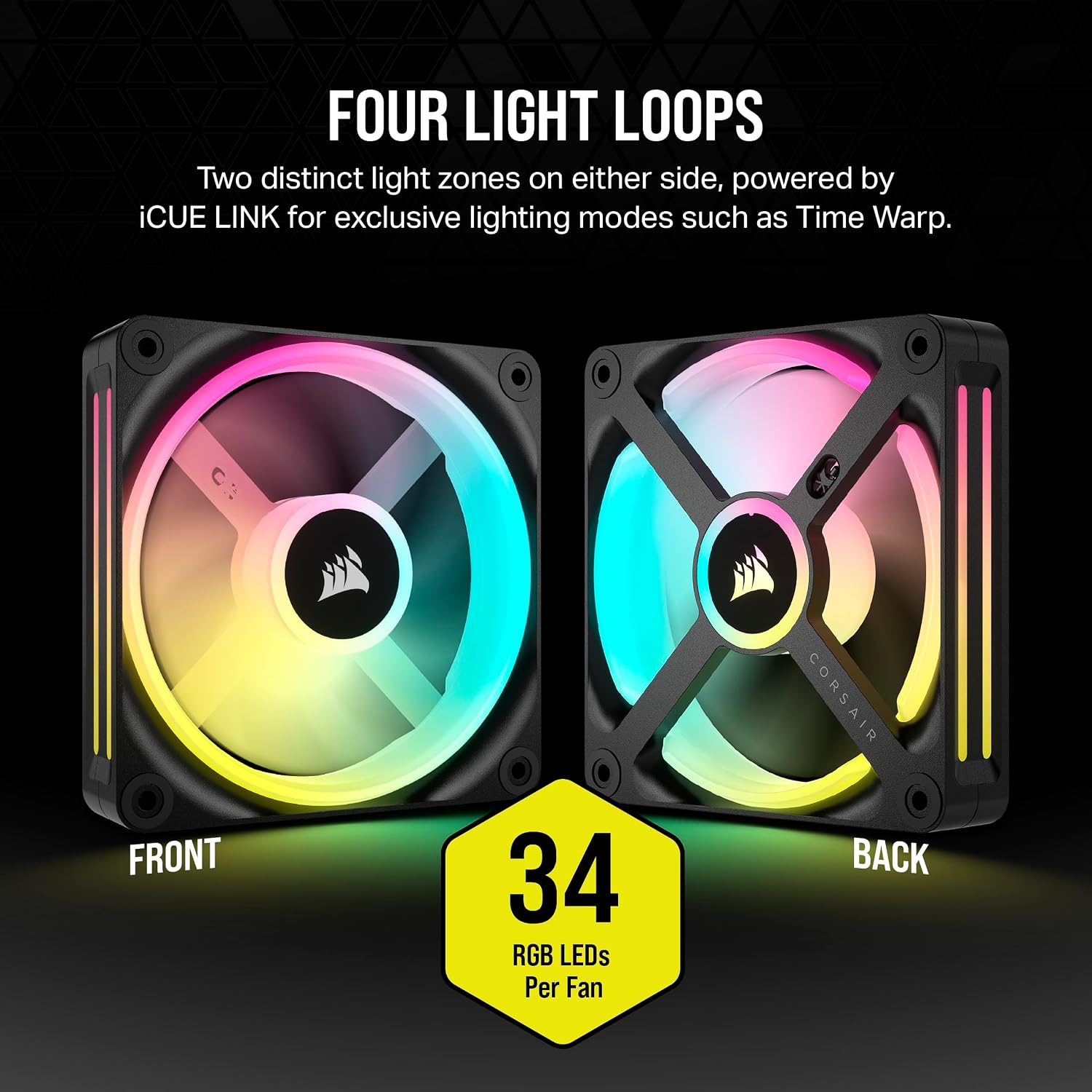 Thumbnail 4 de CORSAIR QX120 RGB fan