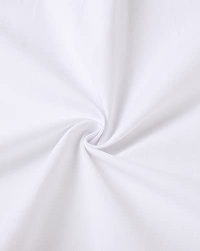 Detalle 2 de J.VER White Shirt Men Long Sleeve Oxford Button Down Non Iron – Regular Fit