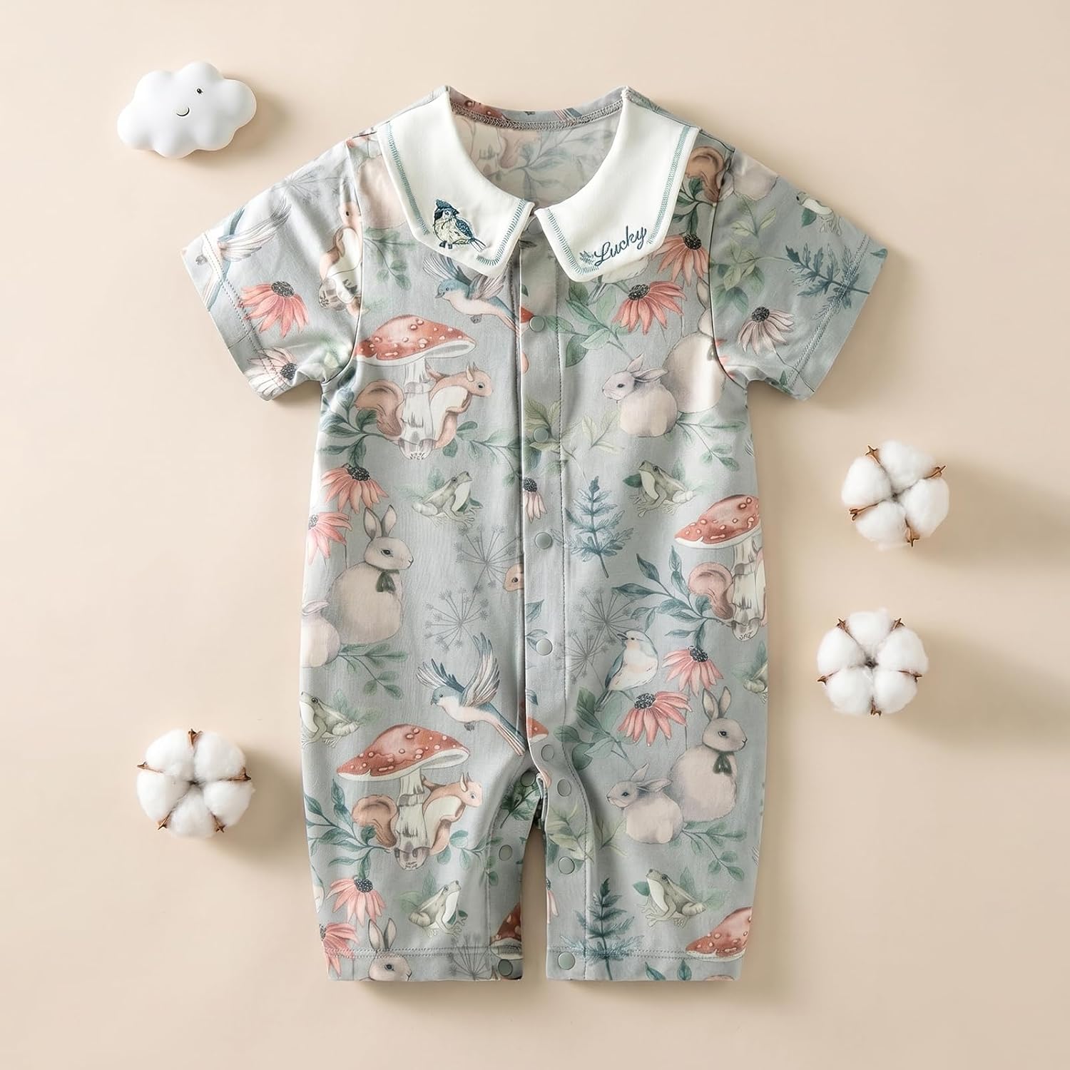 Detalle de Aqpa Baby Romper, 92% Modal