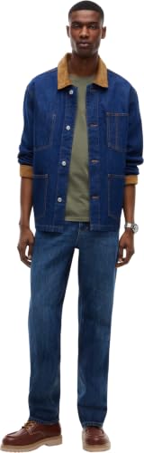 Detalle 2 de Tommy Jeans TJM Original – Camiseta de Manga Corta Ajustada para Hombre, Verde Rocky Mountain, talla XL