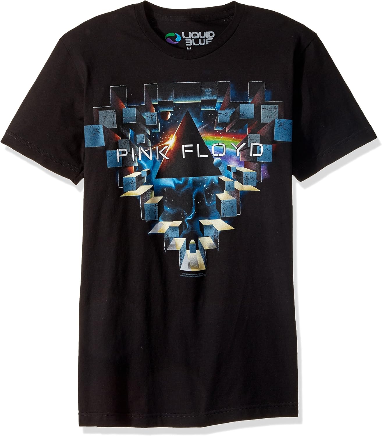 Detalle de Liquid Blue Pink Floyd Space Window T-Shirt