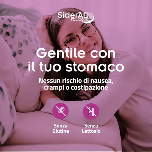 Thumbnail 7 de SiderAL Folico di Pharmanutra: ferro succrosomiale con folato attivo, D3 e B12 per la salute femminile