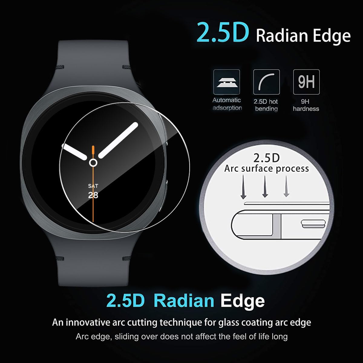 Thumbnail 3 de Mayfun Schutzfolie Galaxy Watch 8 44mm 3er