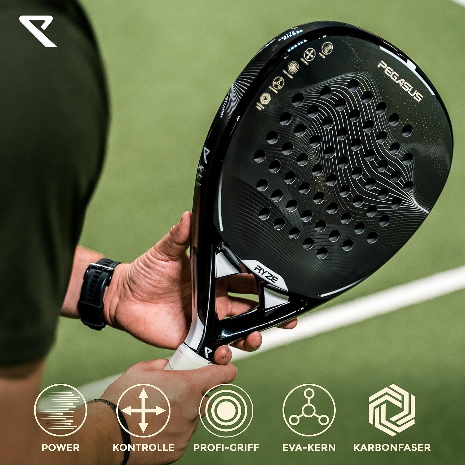 Thumbnail 4 de RYZE Pegasus Padel Schläger 360 g