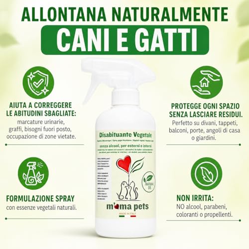 Thumbnail 2 de M' MA PETS 100% Natural Repellent per cani e gatti – Urine Spray, 500 ml, Made in Italy