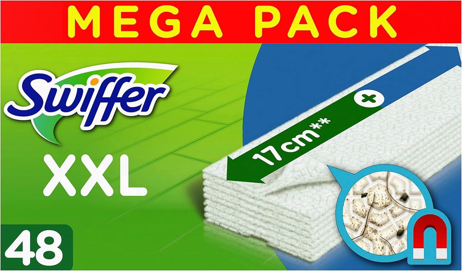 Thumbnail 6 de Swiffer Panni Cattura Polvere 162pz 🧹