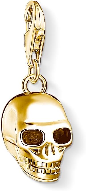 Thumbnail 3 de THOMAS SABO Totenkopf-Charms-Kollektion Charm aus 925er Sterlingsilber mit Karabinerhaken