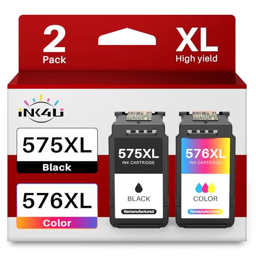 Detalle de INK4U Cartucce PG-575XL CL-576XL per Canon PIXMA: affidabili senza essere originali